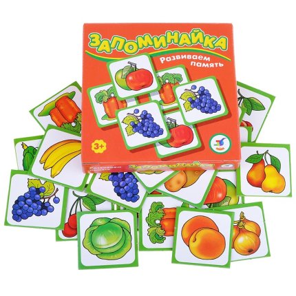 картинка Запоминайка Овощи и фрукты игра в/к учколлектор чебоксары