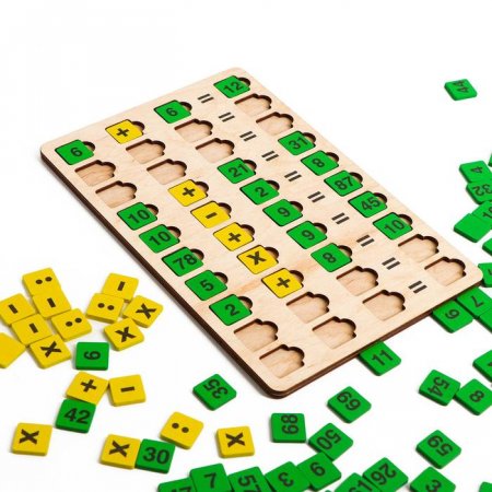 картинка Игра настольная Большая деревянная игра Арифметика учколлектор чебоксары
