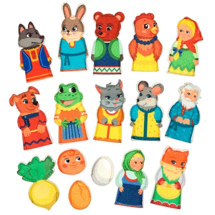 картинка Кукольный Пальчиковый театр Сказки 5в1 учколлектор чебоксары