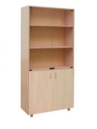 картинка Шкаф для учебных пособий ШУ2С(02) (со стеклом)  учколлектор чебоксары