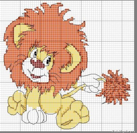 картинка Вышивка крестиком  Гриб, Ежик, Львенок,Белка учколлектор чебоксары
