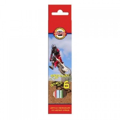 картинка Каранд. 6 ц."Спорт" KiN Н. учколлектор чебоксары