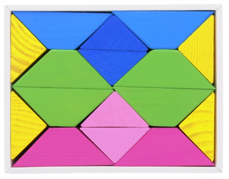 картинка Цветные треугольники 16 дет.Т учколлектор чебоксары