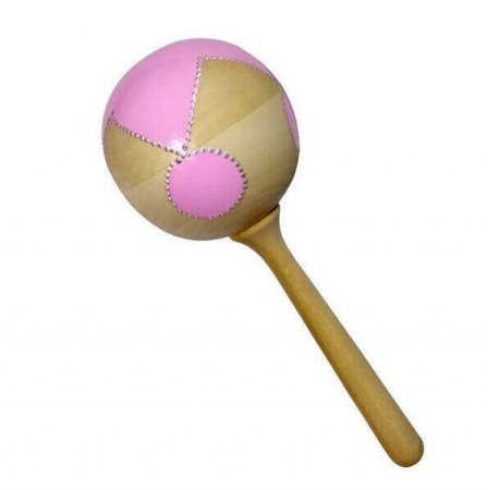 картинка Маракас большой розовый Д- 838 учколлектор чебоксары