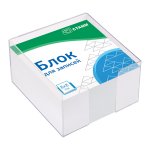 Блок для записей СТАММ 8*8*4 см белый 