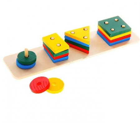 картинка Пирамидка логическая Фигуры учколлектор чебоксары