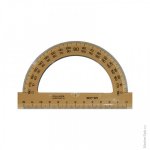 Транспортир 12см 180 град пластик тониров.