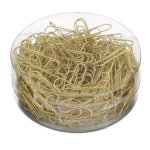 Скрепки круглые,медные 500шт.в друме