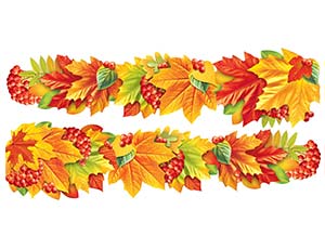 картинка Гирлянда осенние листья  учколлектор чебоксары