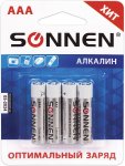 Батарейка ААА алкалиновая 1 шт LR03 SONNEN