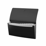 Папка  на кнопке 12 отделений С65 черная ЕК