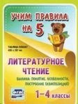 ЛИТЕРАТ.ЧТЕНИЕ  1-4 классы. Таблица-плакат 420х297