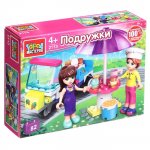 Конструктор Продавец мороженного, с фигурками, 82 детали