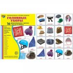 Дем. карточки А-7 16 шт. Головные уборы 