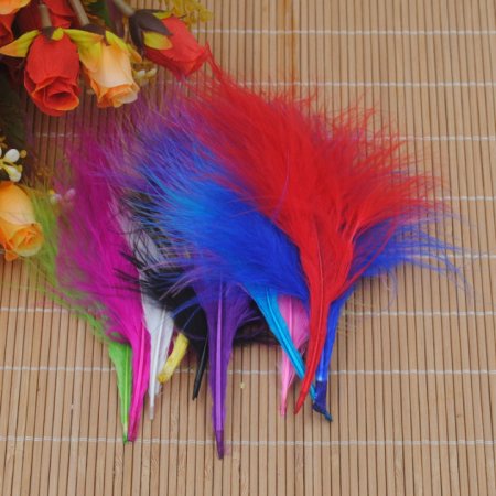 картинка Перья декоротивные  ассорти 24 шт  учколлектор чебоксары