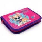 Пенал 1отд. Щенок с бантом 