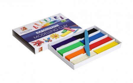 картинка Пластилин 8 цветов  160г.Классика Луч учколлектор чебоксары