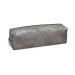 Пенал-тубус кожзам. серый блестящ.