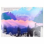 Скетчбук А5 40 листов Пиключения в горах Птицы на закате 