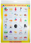 Умные карточки-пазлы Учимся читать по слогам