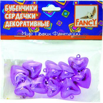 картинка Бубенчики декоративные Сердечки 10 шт. учколлектор чебоксары