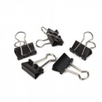 Зажимы для бумаг 19мм черные Dolce Costo