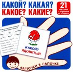 Карточки в лапочке Какой? Какая? Какое? Какие? Карточки в лапочке