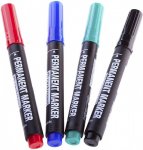 Маркер синю,красн,зелен,чёрн .перм.Centropen