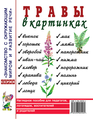 картинка Наглядное пособие Травы в картинках   учколлектор чебоксары