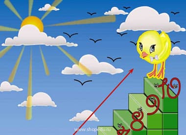 картинка Лесенка для счета интерактивная таблица с подвижны учколлектор чебоксары