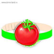 картинка Маска - ободок Помидор  учколлектор чебоксары