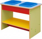 Стол игровой (песок вода ПВ(т)(крыш.-син, пол.-желт)