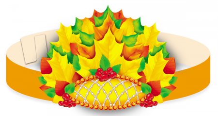 картинка Маска - ободок Кленовые листья осенние учколлектор чебоксары