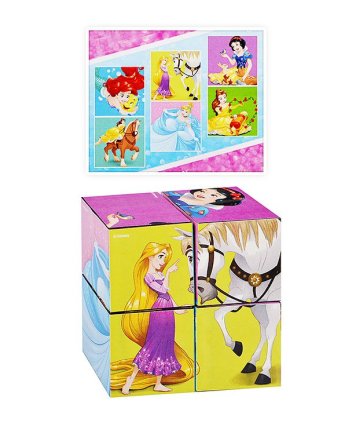 картинка Кубики 4 Принцессы учколлектор чебоксары