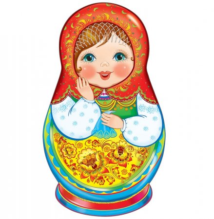 картинка Плакат вырубной А-4 Матрешка учколлектор чебоксары