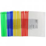 Папка А-5 на молнии  4 -х цветная