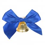 Колокольчик с синим бантом СЛ