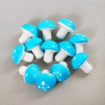 Счётный набор "Голубые грибочки", 12 шт., гриб — 2,7 × 2,3 см  (сима.)
