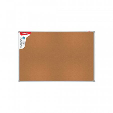 картинка Доска пробковая  Berligo "Premium" 45х60 см.алюминиевая рамка учколлектор чебоксары