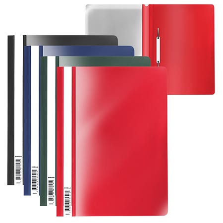 картинка Скоросшиватель пласт без перф А4 красный черный EXPERT COMPLETE Premier учколлектор чебоксары