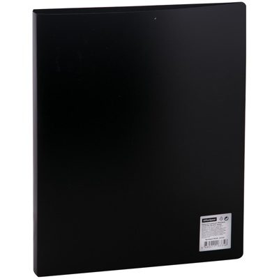 картинка Папка на 2кольцах 40мм пластик чёрн. ИнФормат  учколлектор чебоксары