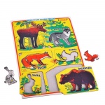 Рамка вкладыш Животные наших лесов  Оксва 