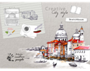 картинка Скетчбук А-5 40 листов альбомный учколлектор чебоксары