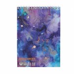 Скетчбук А5 24 листа Рисунки и созвездия гребень софт-тач.выб. лак