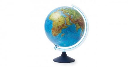 картинка ГЛОБУС ФИЗИЧ. диам.210мм  кругл. ножка  учколлектор чебоксары