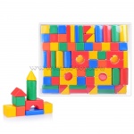 Строительный набор, 72 элемента 6 х 6 см