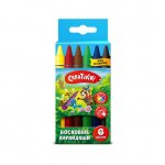 Карандаши восковые 6цв Креативики