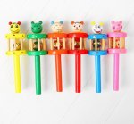 Погремушка Весёлый зоопарк с бубенчиком внутри