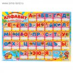 Плакат А2 АЛФАВИТ Прописи Пиши-стирай (Фок)