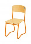 Стул детский СДД (№00) ( оранж) Светоч 1 h180